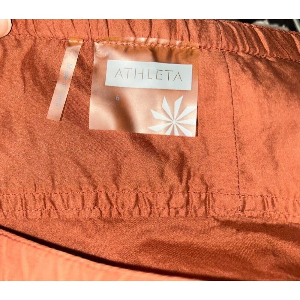 Women's Athleta Whisper Brown Ombre Pleated Skirt Size 6 - Picture 5 of 5